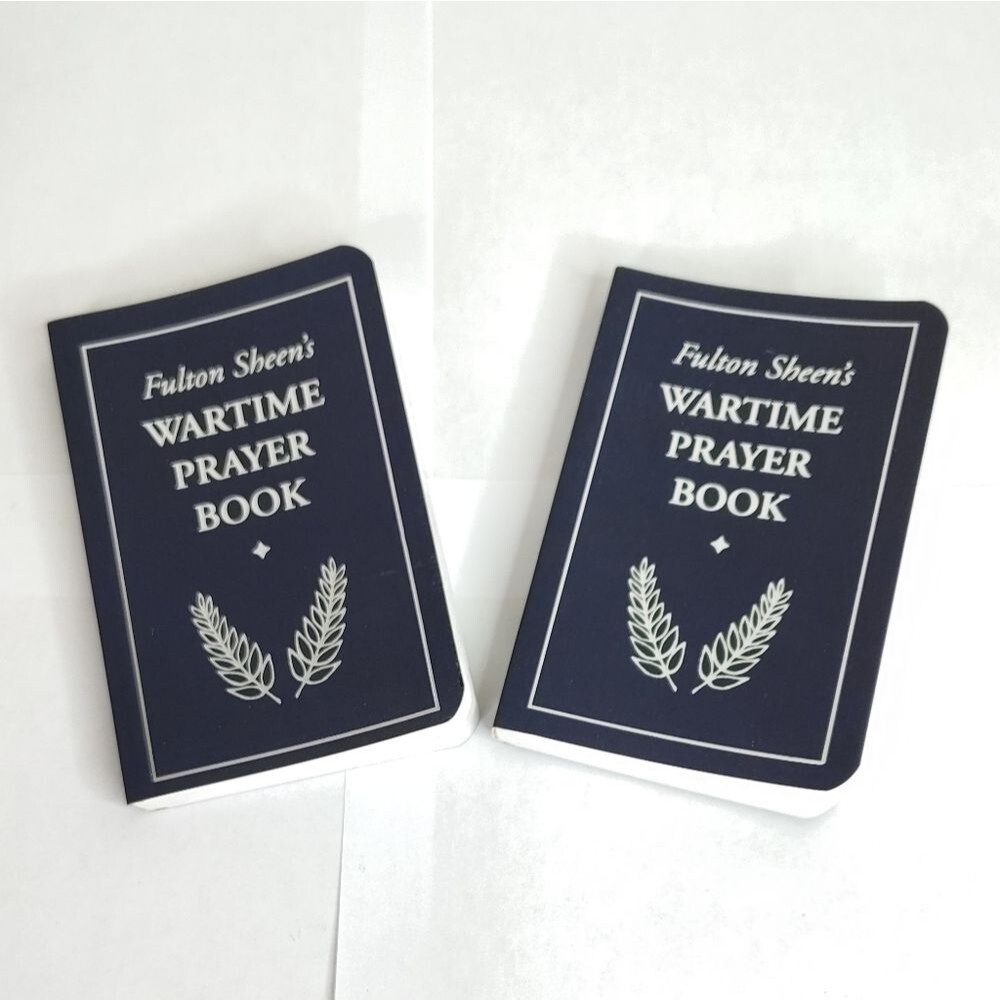 Fulton Sheen's Wartime Prayer Book Lot of 2